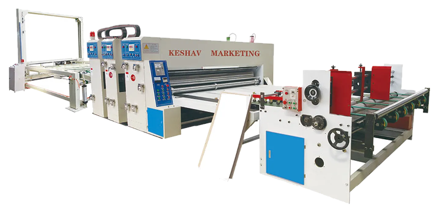 Semi-Auto Flexo Printing Slotting Die-Cutting Machine, VT Series